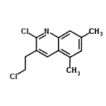 CAS 登录号：893724-64-6， 2-氯-3-(2-氯乙基)-5,7-二甲基喹啉