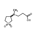 CAS 登录号：893729-47-0， 3-[(1,1-二氧代四氢噻吩-3-基)-甲基-氨基]丙酸
