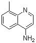 结构式 CAS# 893762-15-7, 8-甲基喹啉-4-胺