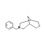 CAS 登录号：89398-06-1， 7-苄基-3-硫杂-7-氮杂双环[3.3.1]壬烷