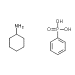 CAS 登录号：89401-22-9， 苯基膦酸-环己胺(1:1)