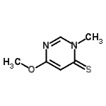 CAS 登录号：89532-57-0， 6-甲氧基-3-甲基-4(3H)-嘧啶硫酮
