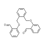 CAS 登录号：89579-23-7， 2,2'-[1,2-亚苯基二(亚甲基氧基)]二苯甲醛