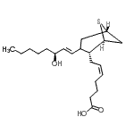 CAS 登录号：89617-02-7， (5Z)-7-{(1S,2R,5S)-3-[(1E,3S)-3-羟基-1-辛烯-1-基]-6-硫杂双环[3.1.1]庚-2-基}-5-庚烯酸