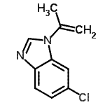 CAS 登录号：89664-12-0， 6-氯-1-异丙烯基-1H-苯并咪唑