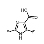 CAS 登录号：89676-60-8， 2,5-二氟-1H-咪唑-4-羧酸