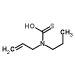 CAS 登录号：89703-37-7， 烯丙基(丙基)氨基硫代甲酸S-酸
