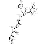CAS 登录号：89705-56-6， L-酪氨酰甘氨酰甘氨酰-4-溴-L-苯丙氨酰-L-亮氨酸