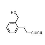 CAS 登录号：897388-19-1， [2-(3-丁炔-1-基)苯基]甲醇