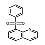 CAS 登录号：89770-33-2， 8-(苯磺酰基)喹啉