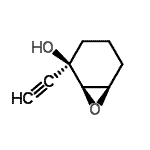 CAS 登录号：89782-49-0， (1R,2R,6R)-2-乙炔基-7-氧杂双环[4.1.0]庚烷-2-醇