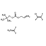CAS 登录号：89823-13-2， 烯丙基叔-丁氧基碳酸酯, 1-氯-1,2,2-三氟-乙烯, 1,1-二氟乙烯