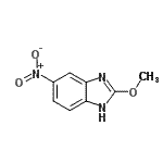 CAS 登录号：89843-45-8， 2-甲氧基-5-硝基-1H-苯并咪唑