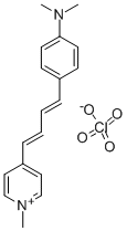 CAS 登录号：89846-21-9， 4-[4-[4-(二甲基氨基)苯基]-1,-3-丁二烯基]-1-乙基-吡啶鎓高氯酸盐