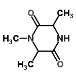 CAS 登录号：89851-89-8， 1,3,6-三甲基-2,5-哌嗪二酮