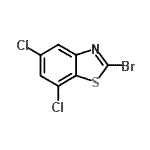 CAS 登录号：898747-71-2， 2-溴-5,7-二氯-1,3-苯并噻唑
