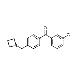 CAS 登录号：898756-46-2， [4-(1-氮杂环丁基甲基)苯基](3-氯苯基)甲酮