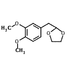 structure of CAS# 898759-27-8, 2-(3,4-Dimethoxybenzyl)-1,3-dioxolane;4-(1,3-Dioxolan-2-ylmethyl)-1,2-dimethoxybenzene