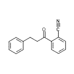 结构式 CAS# 898764-06-2, 2-(3-苯基丙酰基)苯甲腈