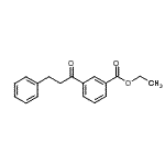 结构式 CAS# 898764-12-0, 乙基3-(3-苯基丙酰基)苯甲酸酯