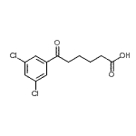 结构式 CAS# 898765-51-0, 6-(3,5-二氯苯基)-6-氧代己酸