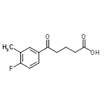 CAS 登录号：898765-95-2， 5-(4-氟-3-甲基苯基)-5-氧代戊酸