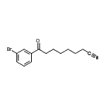 CAS 登录号：898766-84-2， 8-(3-溴苯基)-8-氧代辛烷腈