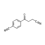 CAS 登录号：898767-45-8， 4-(3-氰基丙烷酰基)苯甲腈