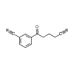 CAS 登录号：898767-60-7， 3-(4-氰基丁烷酰基)苯甲腈