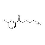 CAS 登录号：898767-95-8， 6-(3-碘苯基)-6-氧代己腈