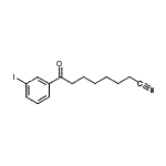 CAS 登录号：898767-99-2， 8-(3-碘苯基)-8-氧代辛烷腈