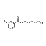 CAS 登录号：898768-32-6， 7-氯-1-(3-碘苯基)-1-庚酮