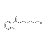 CAS 登录号：898768-38-2， 7-氯-1-(2-碘苯基)-1-庚酮