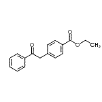structure of CAS# 898776-62-0, Ethyl 4-(2-oxo-2-phenylethyl)benzoate;Ethyl 4-(2-oxo-2-phenylethyl)benzoate;MFCD07700162