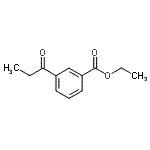 结构式 CAS# 898776-68-6, 乙基3-丙酰基苯甲酸酯