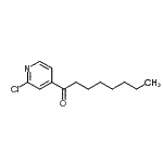 CAS#: 898784-72-0， 1-(2-Chloro-4-pyridinyl)-1-octanone