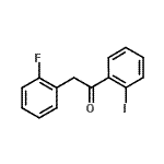 CAS#: 898784-73-1， 2-(2-Fluorophenyl)-1-(2-iodophenyl)ethanone