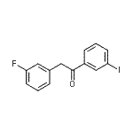 CAS#: 898784-79-7， 2-(3-Fluorophenyl)-1-(3-iodophenyl)ethanone