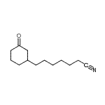 CAS 登录号：898784-99-1， 7-(3-氧代环己基)庚烷腈