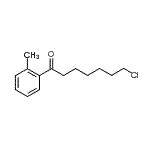 CAS#: 898785-17-6， 7-Chloro-1-(2-methylphenyl)-1-heptanone