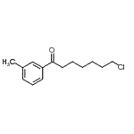 CAS 登录号：898785-29-0， 7-氯-1-(3-甲基苯基)-1-庚酮
