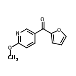 CAS 登录号：898786-32-8， 2-呋喃基(6-甲氧基-3-吡啶基)甲酮