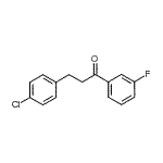 CAS 登录号：898787-91-2， 3-(4-氯苯基)-1-(3-氟苯基)-1-丙酮