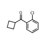 结构式 CAS# 898790-91-5, (2-氯苯基)(环丁基)甲酮