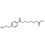 结构式 CAS# 898791-71-4, 8-(4-乙氧基苯基)-8-氧代辛酸