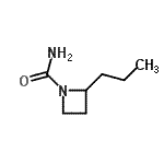 CAS 登录号：89940-75-0， 2-丙基-1-吖丁啶甲酰胺