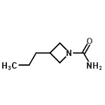 CAS 登录号：89940-76-1， 3-丙基-1-吖丁啶甲酰胺