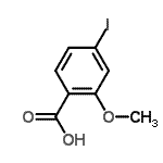 CAS 登录号：89942-34-7， 4-碘-2-甲氧基苯甲酸