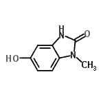 CAS 登录号：89945-35-7， 5-羟基-1-甲基-1,3-二氢-2H-苯并咪唑-2-酮