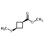CAS 登录号：89945-43-7， 甲基顺式-3-(甲硫基)环丁烷羧酸酯